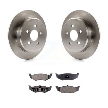 Rear Disc Brake Rotor Ceramic Pad Kit For Chrysler PT Cruiser Sebring Neon Dodge Plymouth K8T-101762