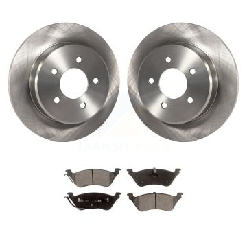 Rear Brake Rotors Ceramic Pad Kit For Dodge Grand Caravan Chrysler Town & Country Voyager K8T-101766