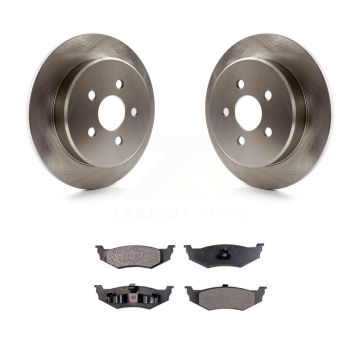 Rear Disc Brake Rotors And Ceramic Pads Kit For Chrysler PT Cruiser Dodge Neon K8T-101772