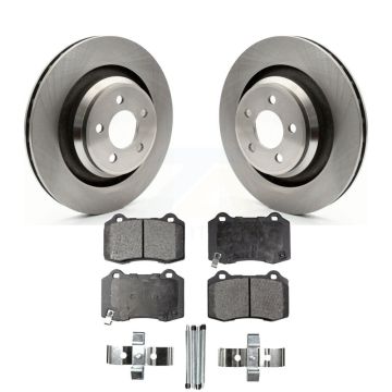 Rear Disc Brake Rotors & Ceramic Pad Kit For Dodge Charger Chrysler 300 Challenger Magnum K8T-101781