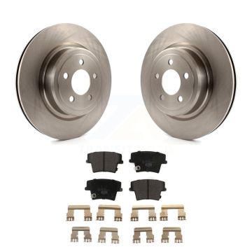 Rear Disc Brake Rotors And Ceramic Pads Kit For Dodge Charger Magnum K8T-101783