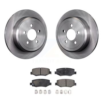 Rear Disc Brake Rotors And Ceramic Pads Kit For Jeep Liberty Dodge Nitro K8T-101789