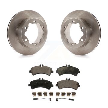 Rear Disc Brake Rotors Ceramic Pad Kit For Sprinter 3500 Mercedes-Benz Dodge Freightliner K8T-101791