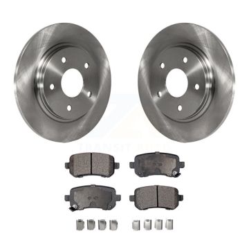 Rear Brake Rotors Ceramic Pad Kit For Dodge Grand Caravan Journey Chrysler Town & Country K8T-101794