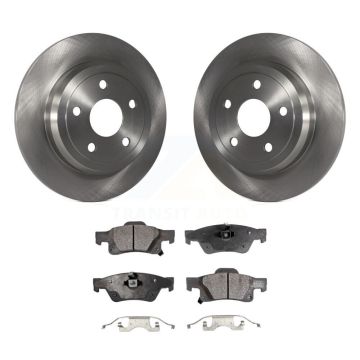 Rear Disc Brake Rotors And Ceramic Pads Kit For Dodge Durango Jeep Grand Cherokee K8T-101798