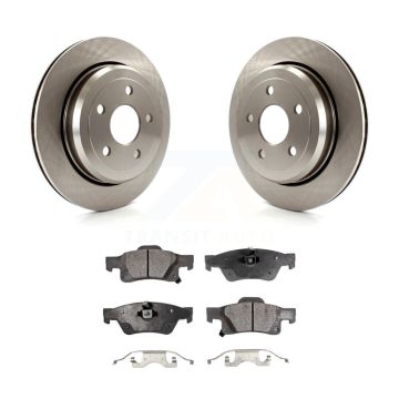 Rear Disc Brake Rotors And Ceramic Pads Kit For Jeep Grand Cherokee Dodge Durango WK K8T-101799