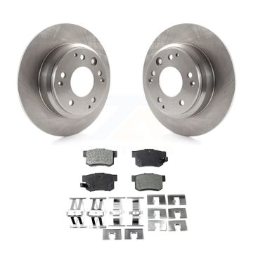 Rear Disc Brake Rotors And Ceramic Pads Kit For Honda Odyssey Acura Legend RL Isuzu Oasis K8T-101813
