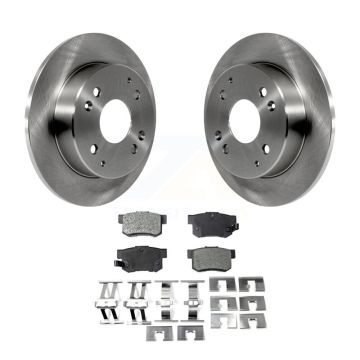 Rear Disc Brake Rotors And Ceramic Pads Kit For Honda Accord Acura CL K8T-101818
