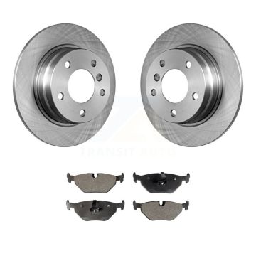 Rear Disc Brake Rotors And Ceramic Pads Kit For BMW 318i 328i 328is 323is 318is K8T-101819