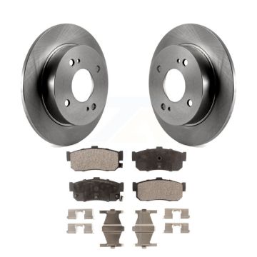 Rear Disc Brake Rotors And Ceramic Pads Kit For Nissan Altima Sentra INFINITI G20 K8T-101820