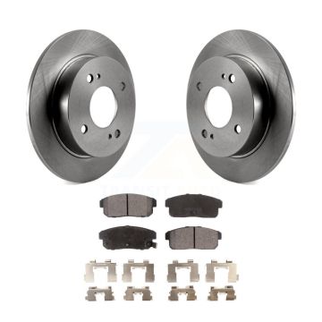 Rear Disc Brake Rotors And Ceramic Pads Kit For Nissan Sentra INFINITI G20 K8T-101821