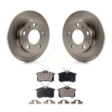 Rear Disc Brake Rotors Ceramic Pad Kit For Audi A4 Quattro With 245mm Diameter Rotor K8T-101825