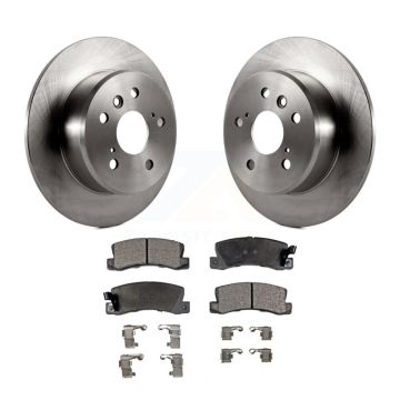 Rear Disc Brake Rotors And Ceramic Pads Kit For Lexus Toyota Camry RX300 ES300 K8T-101826