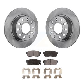 Rear Disc Brake Rotors And Ceramic Pads Kit For Nissan Maxima INFINITI I35 I30 K8T-101829