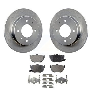 Rear Disc Brake Rotors And Ceramic Pads Kit For Hyundai Elantra Tiburon K8T-101832