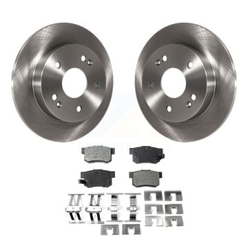 Rear Disc Brake Rotors And Ceramic Pads Kit For 1997-2001 Honda Prelude K8T-101833