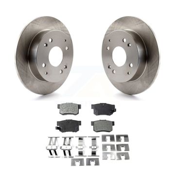 Rear Disc Brake Rotors And Ceramic Pads Kit For Honda Accord Acura CL K8T-101834