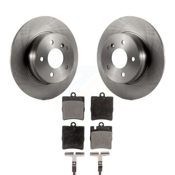 Rear Brake Rotor Ceramic Pad Kit For Mercedes-Benz C230 SLK350 CLK320 C280 E320 C240 C320 K8T-101839