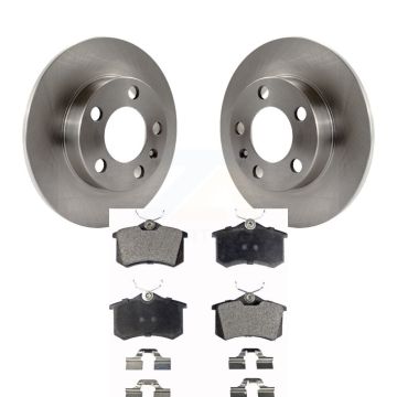 Rear Disc Brake Rotors And Ceramic Pads Kit For 2007-2010 Volkswagen Beetle K8T-101841