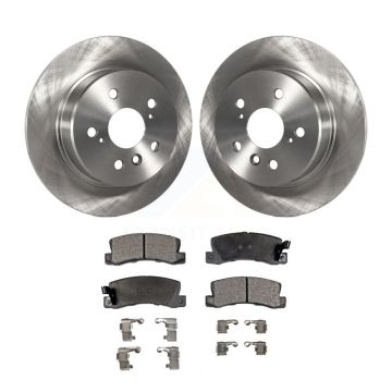 Rear Disc Brake Rotors And Ceramic Pads Kit For 1999-2003 Lexus RX300 AWD K8T-101844