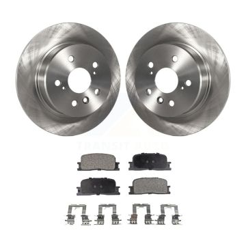 Rear Disc Brake Rotors And Ceramic Pads Kit For 2001-2003 Toyota Highlander AWD K8T-101845