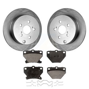 Rear Disc Brake Rotors And Ceramic Pads Kit For Toyota Matrix Corolla Pontiac Vibe Celica K8T-101848