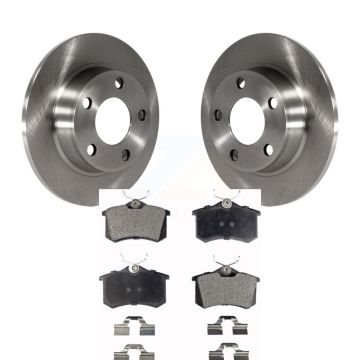 Rear Disc Brake Rotors And Ceramic Pads Kit For Audi A6 Quattro Allroad K8T-101861