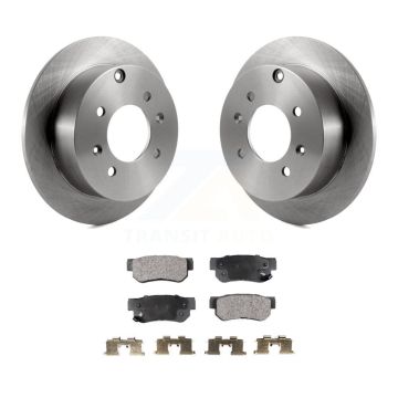 Rear Disc Brake Rotors And Ceramic Pads Kit For Hyundai Sonata Kia Optima Magentis K8T-101866