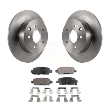Rear Disc Brake Rotors And Ceramic Pads Kit For Nissan Sentra Altima Juke Maxima K8T-101868