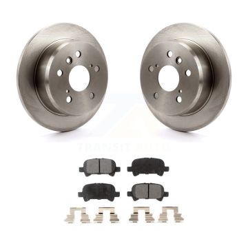 Rear Disc Brake Rotors And Ceramic Pads Kit For Toyota Camry Solara Avalon K8T-101870