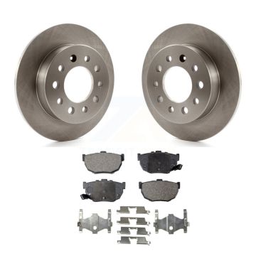 Rear Disc Brake Rotors And Ceramic Pads Kit For 2003-2008 Hyundai Tiburon K8T-101872
