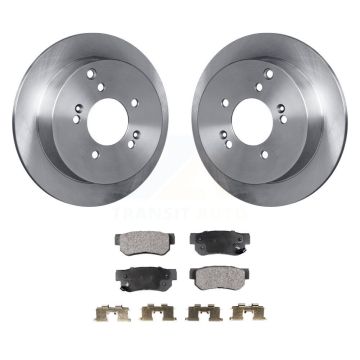 Rear Disc Brake Rotors And Ceramic Pads Kit For Hyundai Tucson Kia Sportage Santa Fe K8T-101874