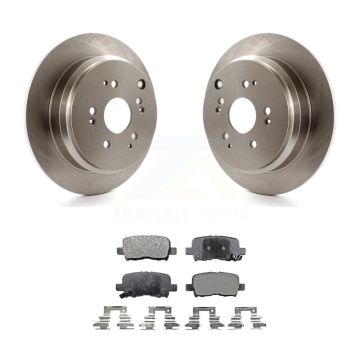 Rear Disc Brake Rotors And Ceramic Pads Kit For 2002-2004 Honda Odyssey K8T-101875