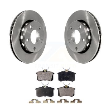 Rear Disc Brake Rotors And Ceramic Pads Kit For 2000-2001 Audi S4 K8T-101882