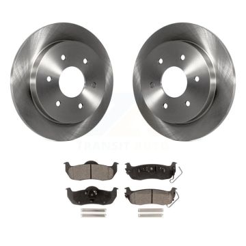 Rear Disc Brake Rotors & Ceramic Pad Kit For Nissan TITAN Armada INFINITI QX56 Pathfinder K8T-101899