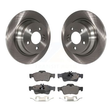 Rear Disc Brake Rotors Ceramic Pad Kit For Mercedes-Benz E350 E320 E250 E300 E500 E63 AMG K8T-101905
