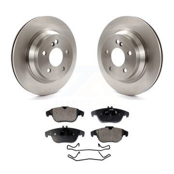 Rear Disc Brake Rotors And Ceramic Pads Kit For Mercedes-Benz GLK350 GLK250 E350 K8T-101909