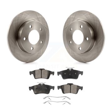 Rear Disc Brake Rotors And Ceramic Pads Kit For Mazda 3 Sport K8T-101912