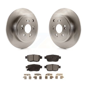 Rear Disc Brake Rotors And Ceramic Pads Kit For 2006-2014 Honda Ridgeline K8T-101931