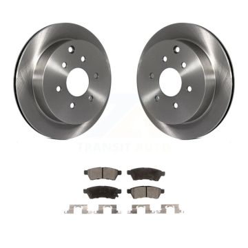 Rear Disc Brake Rotors And Ceramic Pads Kit For Nissan Frontier Xterra Suzuki Equator K8T-101935