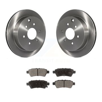 Rear Disc Brake Rotors And Ceramic Pads Kit For 2006-2007 Nissan Xterra K8T-101936