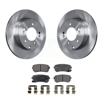 Rear Disc Brake Rotors And Ceramic Pads Kit For Hyundai Tucson Sonata Kia Cadenza K8T-101947