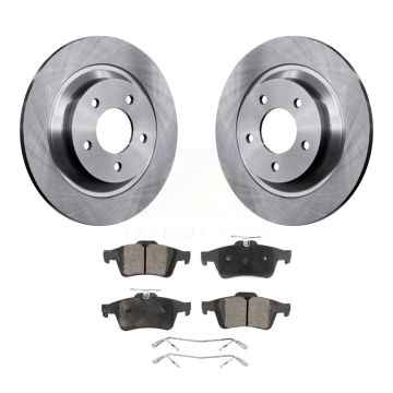 Rear Disc Brake Rotors And Ceramic Pads Kit For Mazda 5 K8T-101961