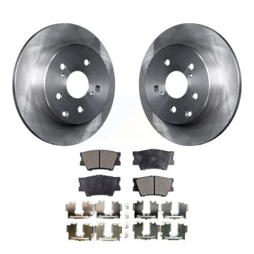 Rear Disc Brake Rotors And Ceramic Pads Kit For Toyota RAV4 Lexus HS250h K8T-101965