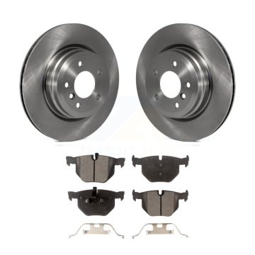 Rear Disc Brake Rotors Ceramic Pad Kit For BMW X1 335i xDrive 335xi 330i 330xi 335is 335d K8T-101966