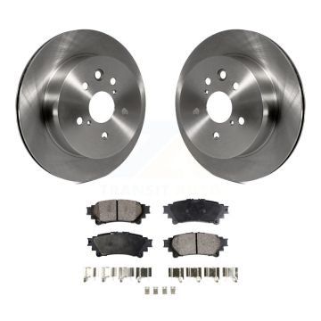 Rear Disc Brake Rotors And Ceramic Pads Kit For Lexus IS350 IS250 K8T-101968