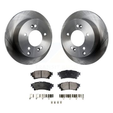 Rear Disc Brake Rotors And Ceramic Pads Kit For Lexus IS250 K8T-101970
