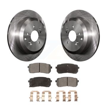 Rear Disc Brake Rotors And Ceramic Pads Kit For 2007-2012 Hyundai Veracruz K8T-101995