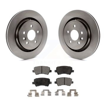 Rear Disc Brake Rotors And Ceramic Pads Kit For Volvo XC70 S60 V60 S80 V70 K8T-102001
