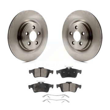 Rear Brake Rotor Ceramic Pad Kit For Jaguar XF XJ XK Vanden Plas XKR S-Type XJR XJ8 Super K8T-102009